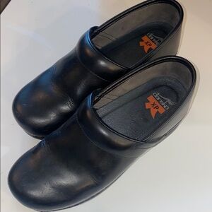 Dansko Black Slip-On Loafers with Slip-Resistant Sole